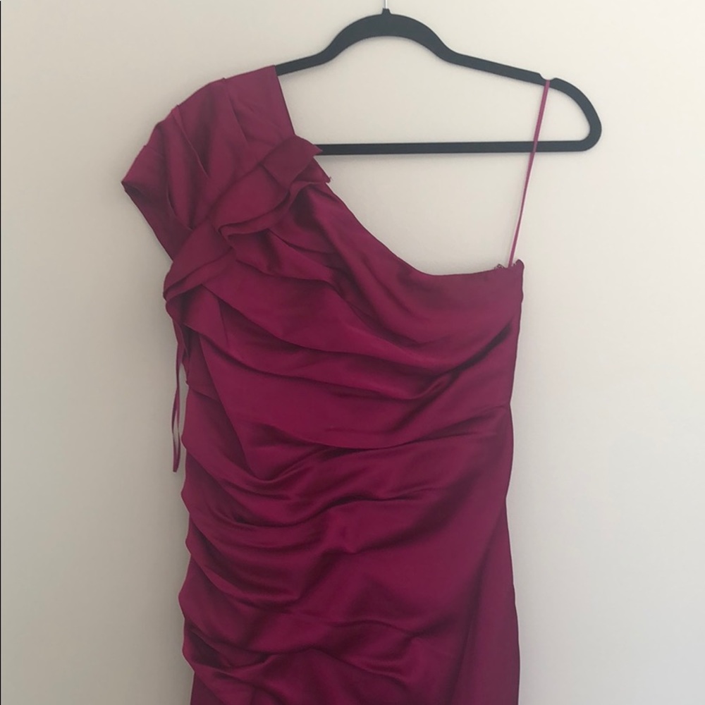 One Shoulder Cocktail Dress - Picture 2 of 5